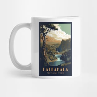 Haleakala National Park Travel Poster Mug